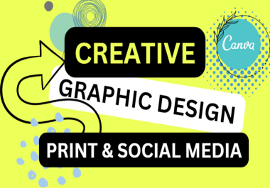 I will design logo,  broucher,  thumbnail,  banner etc on canva
