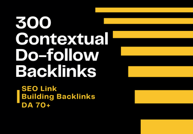 Enhance Your Website's Ranking with 300 Contextual SEO Backlinks