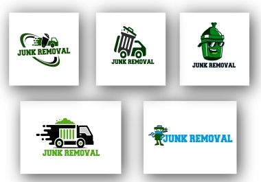 I will do junk removal logo for your business