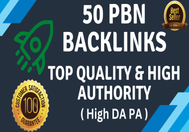 50 PBN Top Quality on DA 50 to 90 Dofollow Permanent SEO backlinks on Old domains to boost your rank