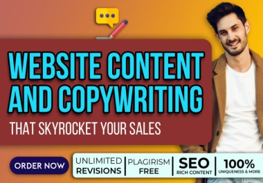 I will offer professional copywriting services SEO website content