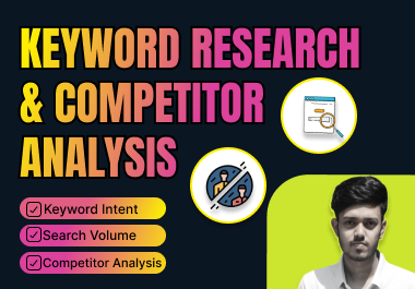 I will do advanced keyword research and competitor analysis
