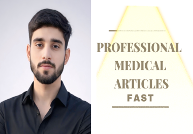I will write professional SEO medical articles