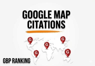 I will create 60 Google Maps citations for local SEO and GBP rankings