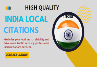 I will create 50 Indian local citations to boost your business's online visibility