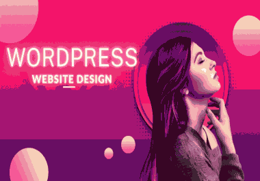 Design WordPress website with lifetime hosting and sub domain