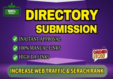 High Authority 100 Dofollow Directory Backlinks with Manual Work