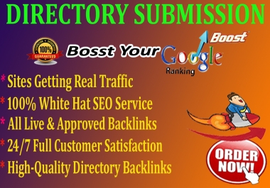 Provide 70 Directory+30 PDF submissions Dofollow High Quality Backlinks