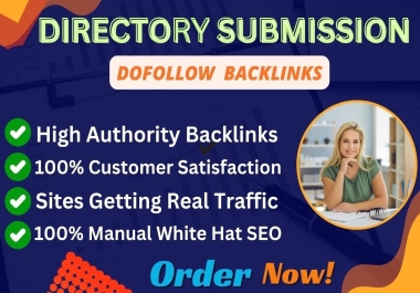 Provide 400 Directory Submission High Quality Dofollow Backlinks for Website Rank