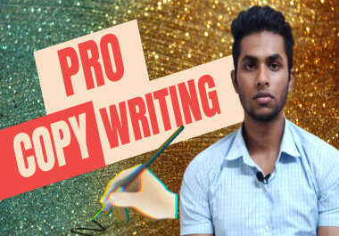 I will offer professional copywriting services