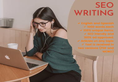 I will Write 1 Article for your Blog +1000 Words