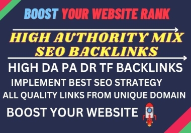 I will create 200 + high DA Dofollow mixed backlinks boost your website rank DA 50-100