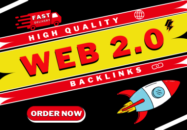 Boost Ranking by 60 web 2.0 Backlinks with high quality Dofollow Contextual Backlinks
