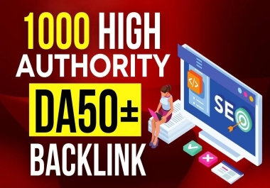 I will build google top ranking with 1000 high quality dofollow seo backlinks