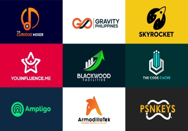 I will design a custom modern minimalist business logo