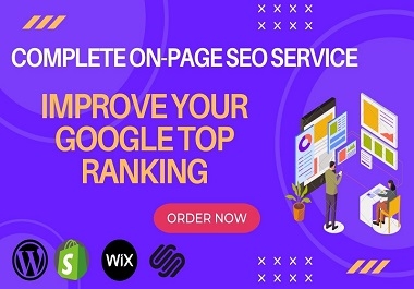 I will do complete on page SEO optimization and technical optimization
