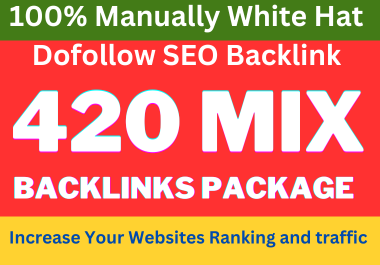 Get 420 Powerful Web2.0,  Article Submission,  Profile Backlinks,  Directory,  Pdf Mix Seo link building