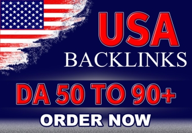 I will create USA referring domain SEO backlinks for website ranking