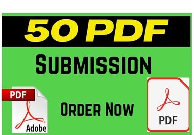 I will do PDF submission to Top 50 sharing sites for local seo