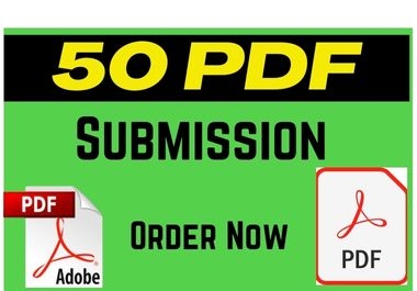 I will do PDF submission to Top 50 sharing sites for local seo