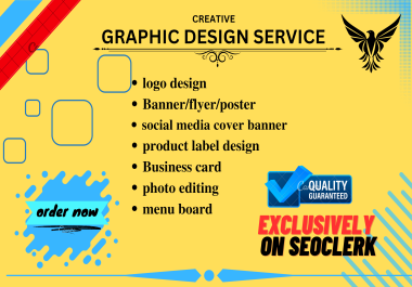 I will turn your ideas in design and creativity,  with beautiful posters,  flyers,  logos and business
