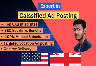 I will do 60 ads posting backlinks in high da/pa websites