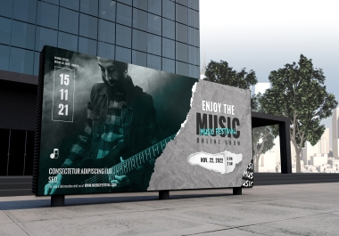 I will design outdoor advertising,  billboards,  hoarding,  signage