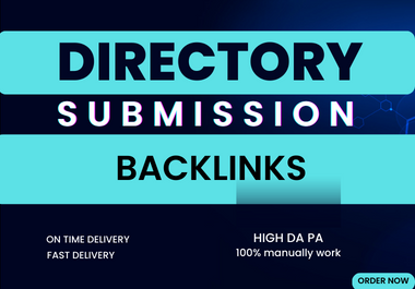 I will do 100 SEO Web directory submission backlinks for business google ranking