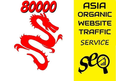 60000 Asia visitors traffic for 30 days