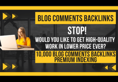 I will do blog comments backlink,  high quality,  SEO service,  blogs