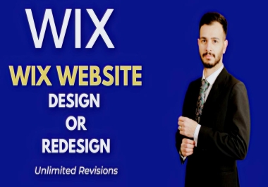 I will design wix website,  redesign wix website, website or store