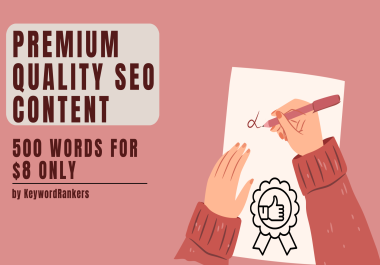 Premium SEO Content Writing Services - NO AI