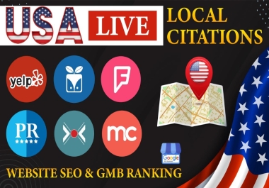 I will do top 30 USA local citations and business directories for google ranking