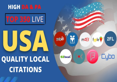 I will do top 35 USA local citations and business directory