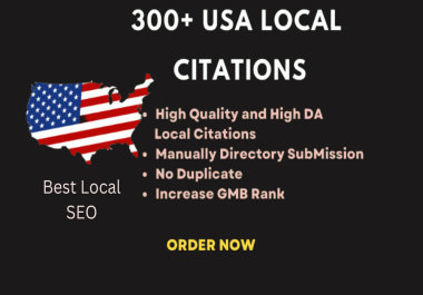 300 USA local citations and Directory Submission