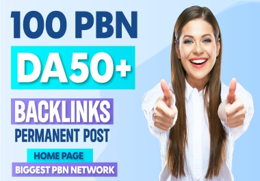 Get Rocket DA50+ PBN Homepage Backlinks