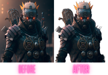 Professional background removal for stunning photos