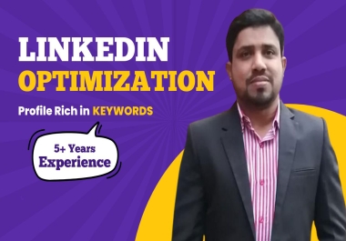 I will write linkedin profile with a fully optimized