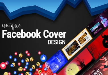 I will create a unique Facebook cover banner or ads design