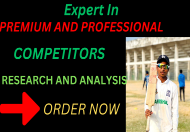 I will do ahrefs competitor analysis and keyword research