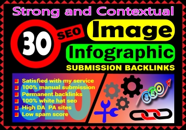 Get 30 Images or Infographics sharing Backlinks Service to Boost Your Website