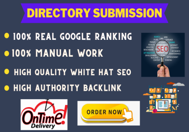 I Will Do 110 High Quality Directory Submission & SEO Backlink For Website