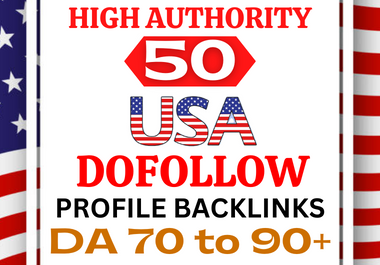 I will manually create 50 high authority da90 pr9 dofollow seo profile backlinks link buillding