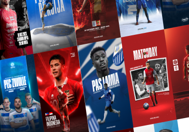 I will create Sport Design poster for Matchday, Gameday, etc