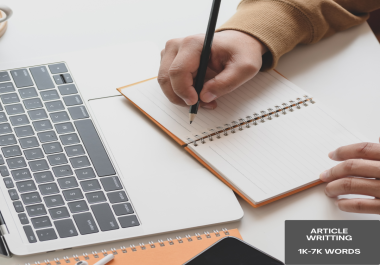 I will write articles of  1000+  words for your site or blog.