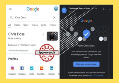Get a perfect google knowledge panel or knowledge graph
