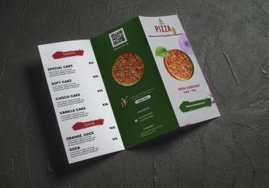 I will create a catchy trifold brochure