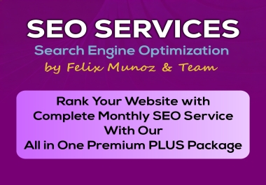 Complete Monthly SEO Service - Premium PLUS Package