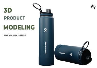 I will do realistic 3d product modeling and rendering for your product