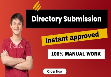 I will do best 60 Directory Submission instant approved site